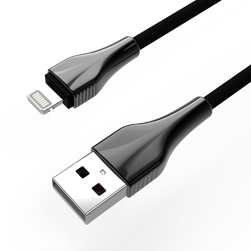 Kabel USB NOHON 3A trwałe szybkie ładowanie kable przewód ładowarki telefonu komórkowego dla iPhone 11 zawodowiec XS MAX XR X 8 7 6S plus linia danych