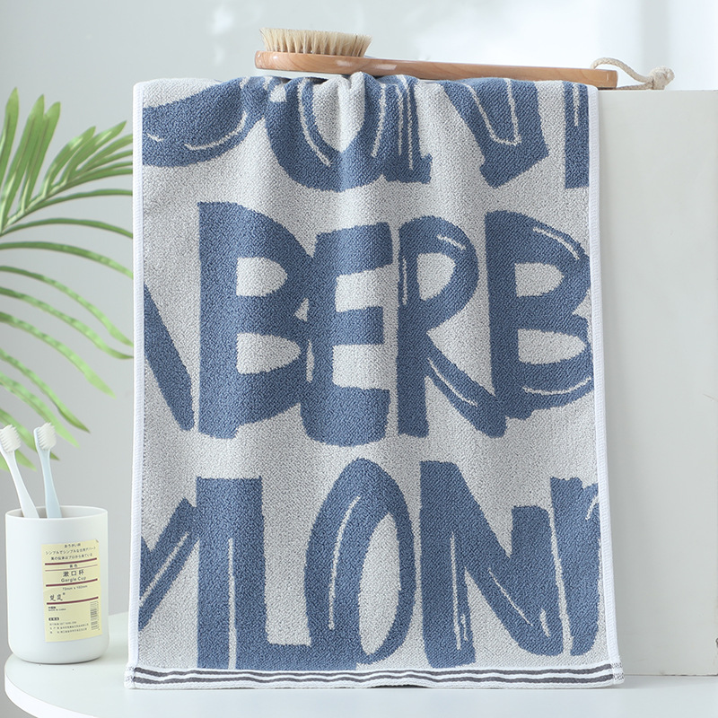 Toalla de algodón gruesa con hilo de color puro de doble cara, toalla facial suave y absorbente, toalla deportiva y de belleza para el hogar: 30 #