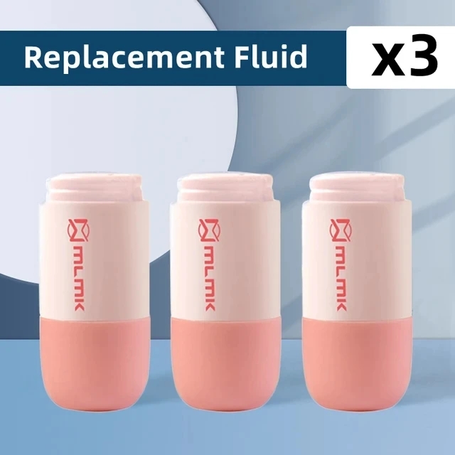 Thermal Paper Correction Fluid with Unboxing Knife Portable Durable Thermal Paper Data Identity Protection Fluid Eraser: Chocolate