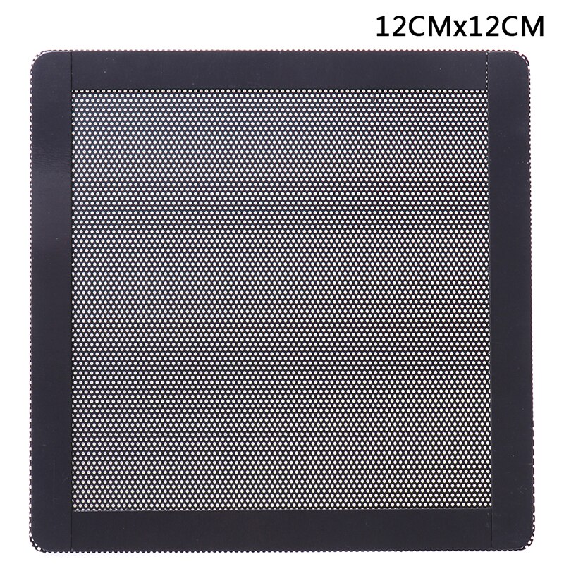 Computer PC Case Cooling Fan Magnetic Dust Filter Mesh Cover Computer Guard PVC Cooling Fan Anti Dust Net 12x12/14x14 /12x24cm: A1