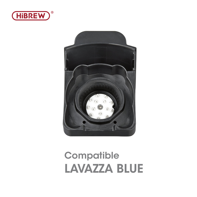 HiBREW H2A & H2B macchina da caffè capsula adattatore sistema parti per Nespresso o Dolce gusto o caffè macinato o ESE baccello o Caffitaly: Cachi