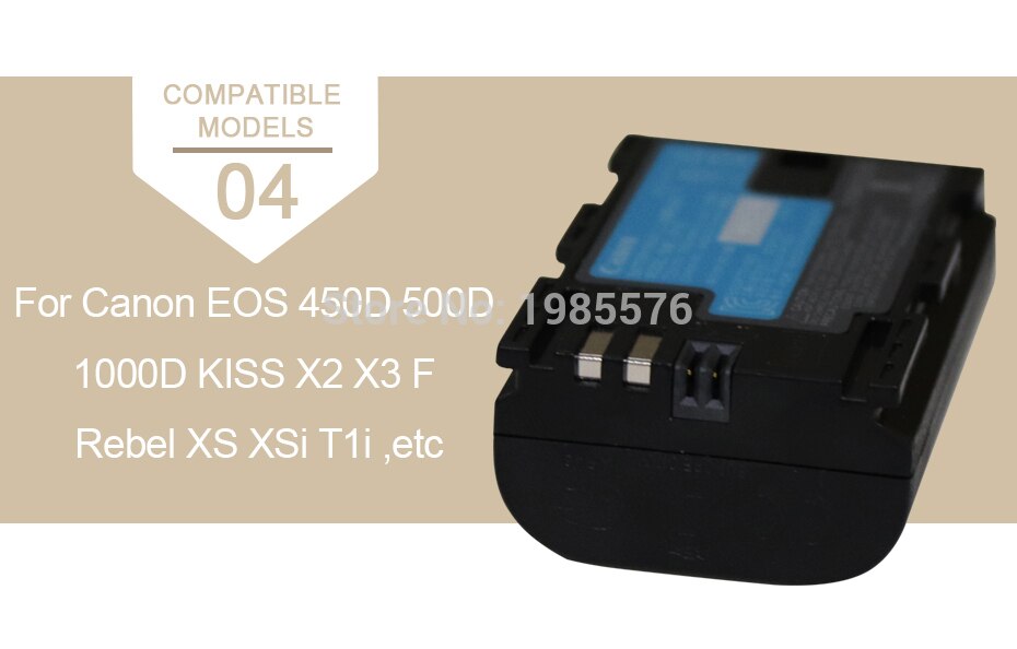 Batería de LP-E6 E6 LP E6 LPE6, baterías para Canon EOS Original 5D Mark II III Mark2 mark3 5D2 5D3 6D 60D 60Da 7D 70D