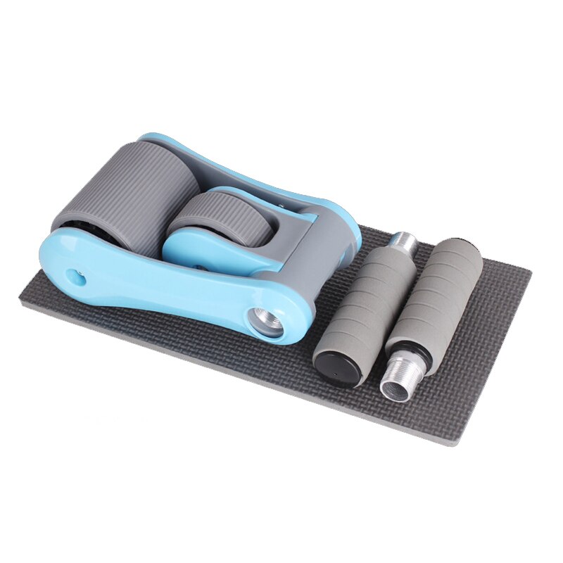 Detachable Fold ABS Double Wheels Ab Rollers Home Mute Women Slim Fitness Gym Coaster Belly Muscle Exercise Strength Training