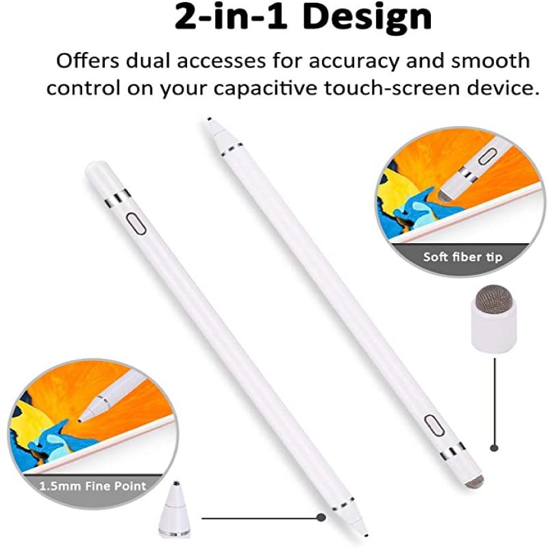 Stylet numérique actif pour écrans tactiles compatible avec iphone 6/7/8/ x/xr, ipad, samsung, téléphones et tablettes