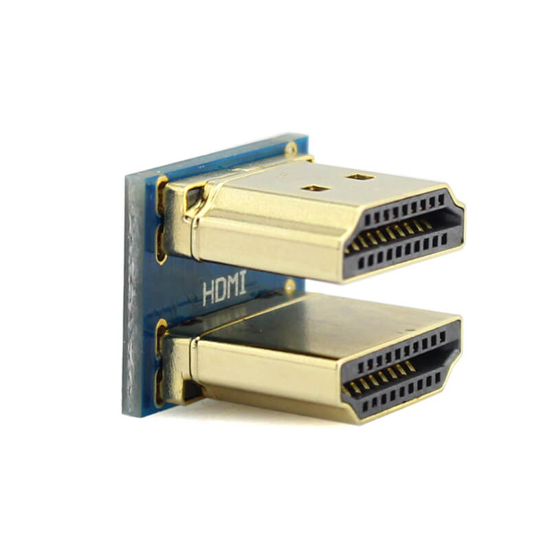 5 pouces écran HDMI connecteur HDMI vers HDMI adaptateur framboise Pi 3 mâle vers mâle convertisseur 1080P pour Raspberry Pi 3B +