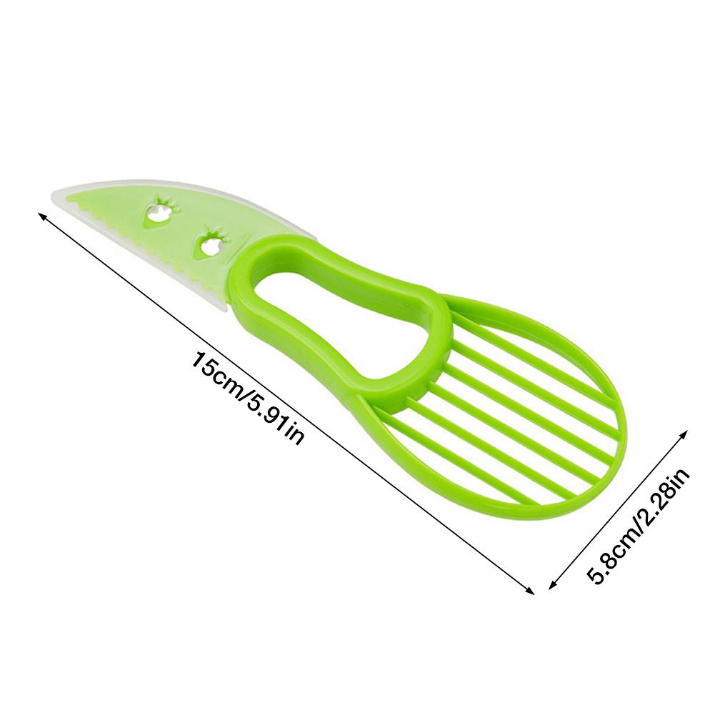 3 In 1 Avocado Dunschiller Multifunctionele Duurzaam Avocado Slicer Cutter Fruit Groente Splitter Keuken Gereedschap En Veilig