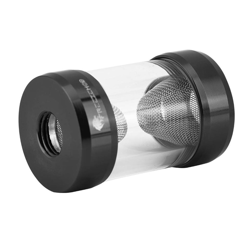 Freezemod glq -jx1 g1 / 4 tommer sølvfarvet vandkølingssystem dobbelt indvendigt gevind filtre 0.15mm mesh computer vandkøler tilbehør