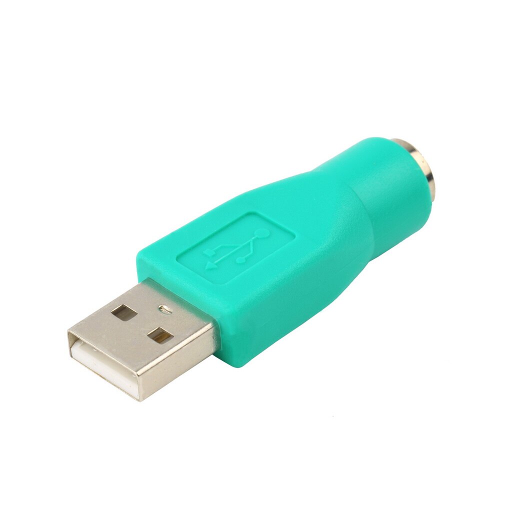 1/5 kpl usb uros - ps /2 naaras adapteri muunnin usb liitin pc sony  ps2 näppäimistö hiiri hiirille: 1 pc