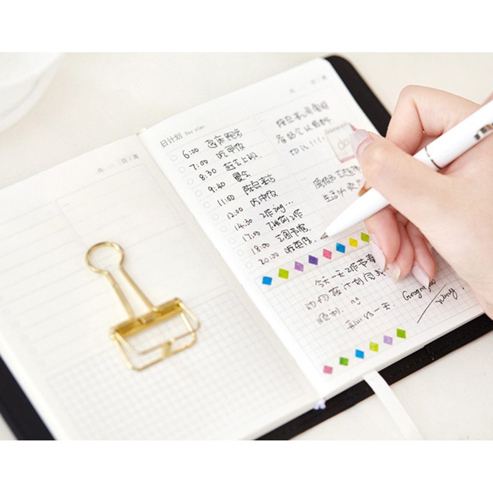 Notebook Planner Portable Notebooks Pocket Diary Memo Notepad Office Journal Planners 14x10.5cm