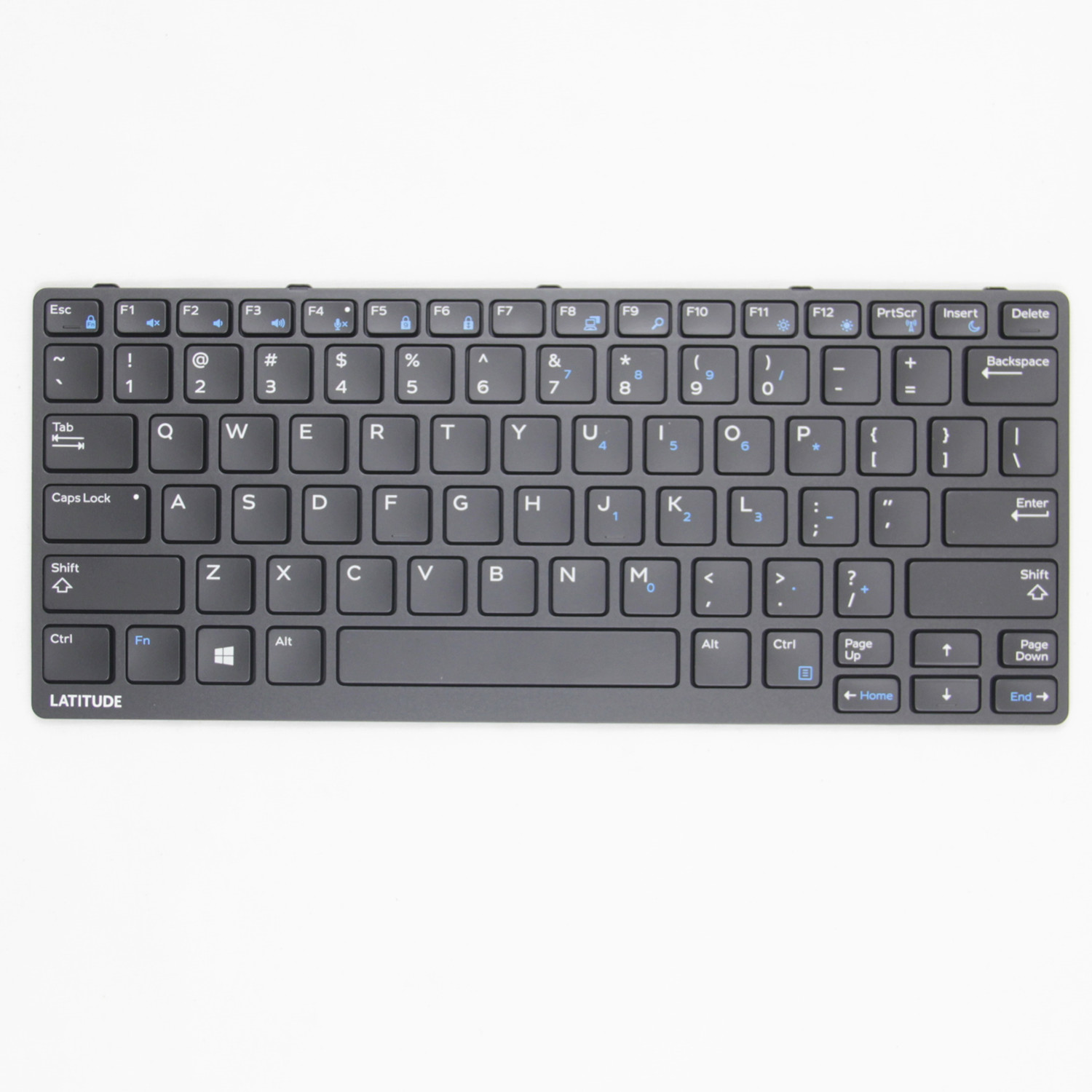 US English Backlit Original Laptop keyboard for Dell Latitude E5450 E5480 E5470 E7470 7480 7490 3340 3350 0D19TR 094F68: No Mouse frame