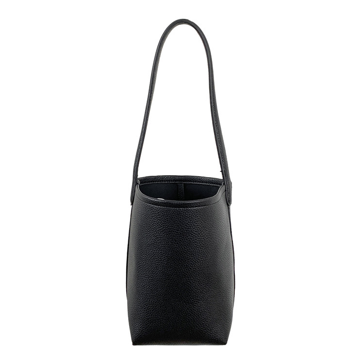 Bolso casero para mujer, bolso Retro de cuero suave portátil 2025, bolso de cubo que combina con todo, bolso de hombro para ir al trabajo, bolsos y bolsos