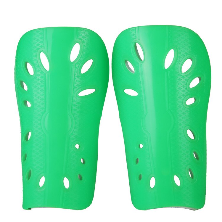 1 Pair Soft Light Football Shin Pads Soccer Guards Supporters Sports Leg Protector For Kids Adult Protective Gear Shin Guard: Green / Adults and teens