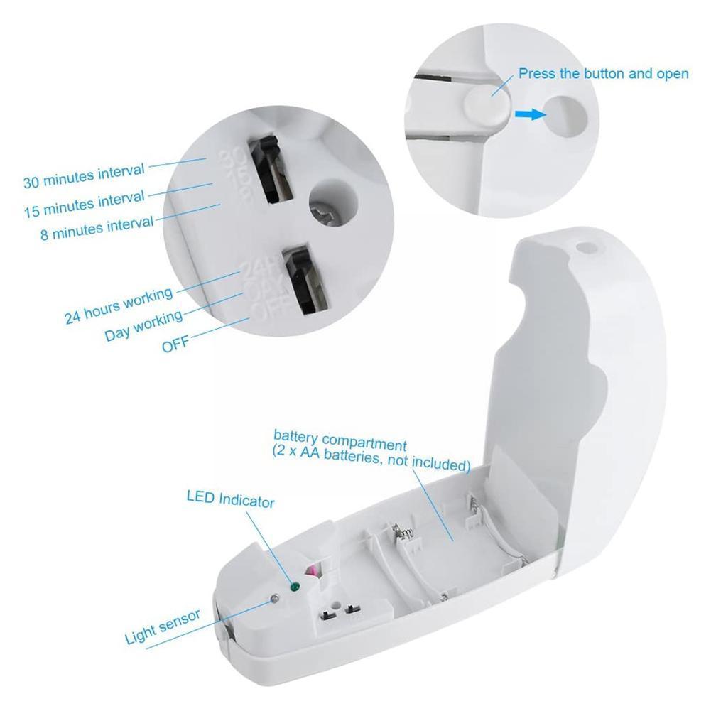 Automatische Parfum Dispenser Aerosol Box Spray Luchtverfrissers Dispenser Machine Regelmatig Parfum Thuis Hotel Spuit Geur A8Y9