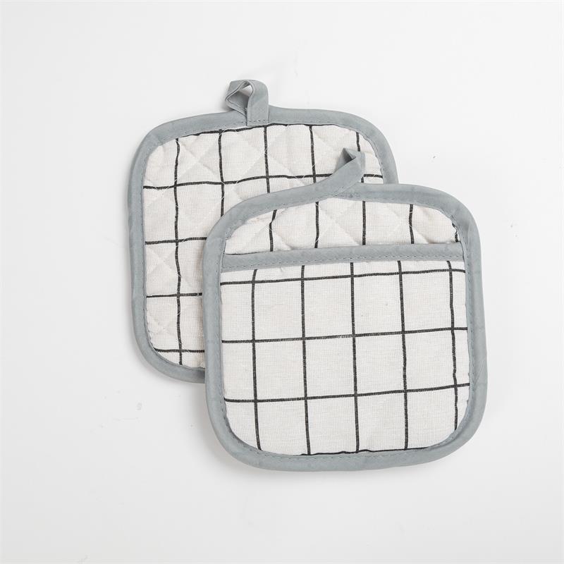 Guantes de cocina resistentes al calor, manoplas para olla , 2 piezas: 2PCS A