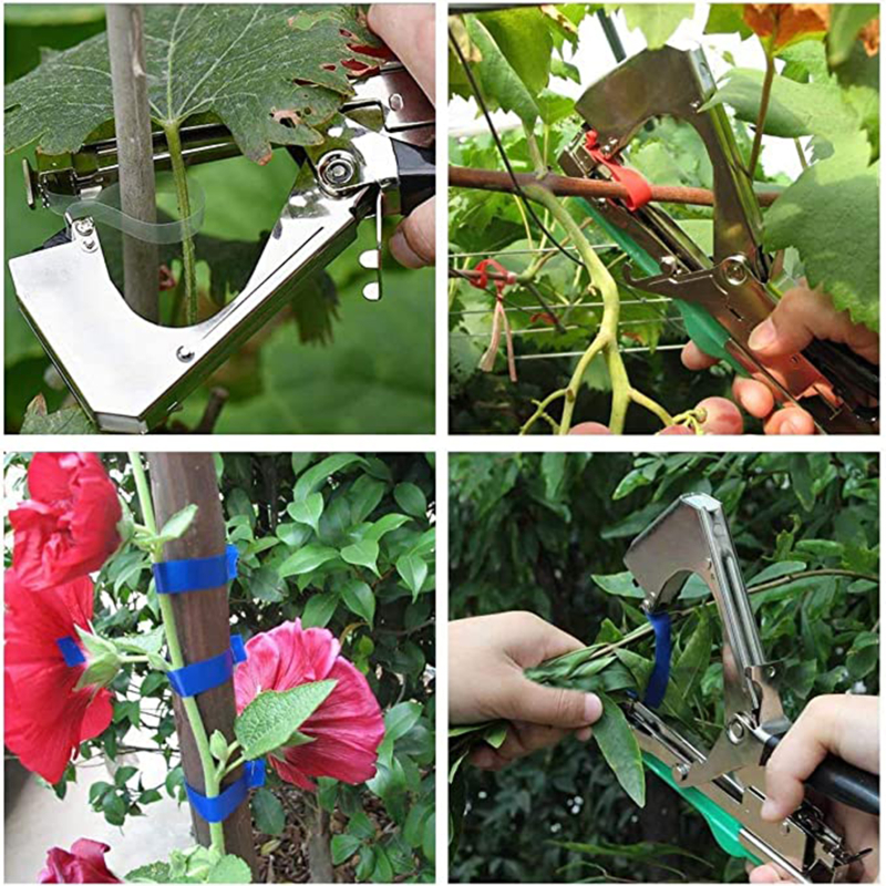 Plant Garden Tapetools Binder Nail Tapener Flower Vegetable Bind Branch Machine Grape Vine Stapler Tying Device Tying Machine