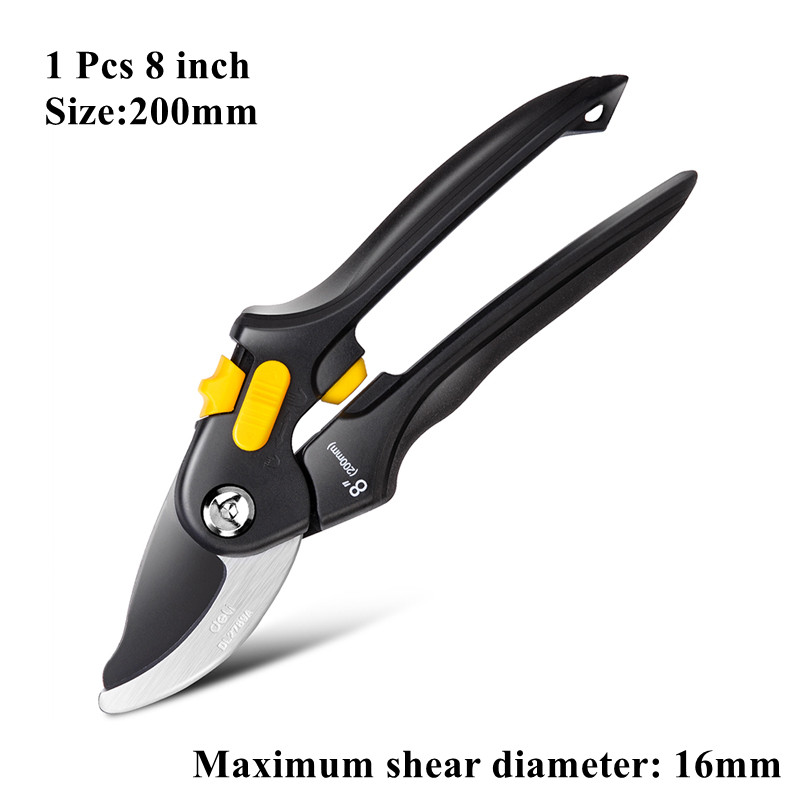 1 Pz Potatore Forbici Da Giardino Professionale affilato circonvallazione Cesoie Da Potatura rifinitore per Alberi Cesoie A Mano clipper per Attrezzi Da Giardinaggio: Rosso