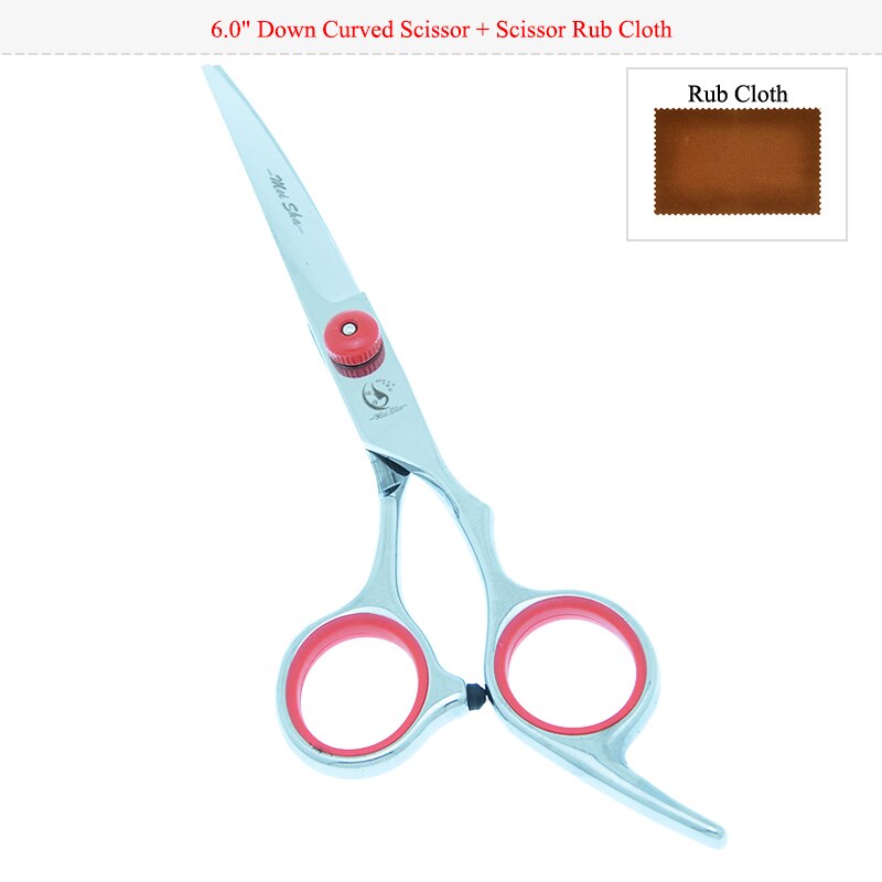 Meisha 6 inch Pet Grooming Scissors Dog Fur Clipper Straight Thinning Curved Shears Puppy Styling Tools B0001A: B0001A-07-60