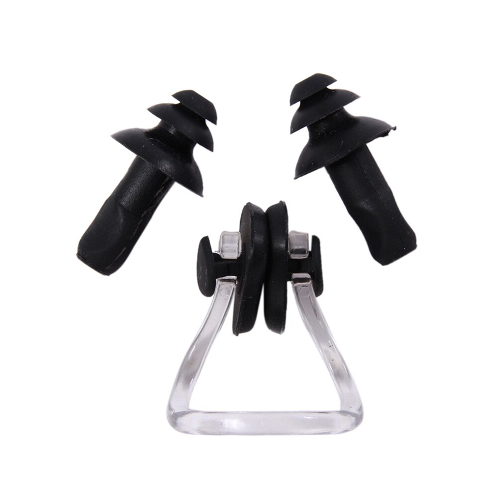 1 Pairs Waterproof Swimming Silicone Swim Earplugs for Adult Swimmers Children Diving Soft Anti-Noise Ear Plug: A