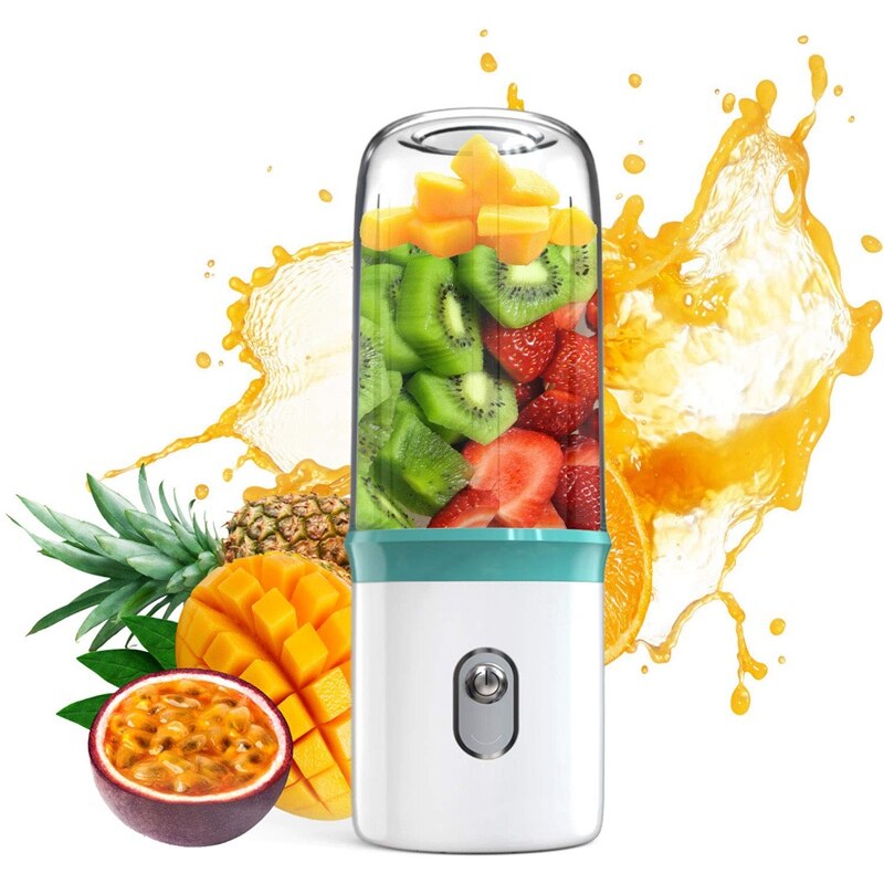 Draagbare Blender Usb Persoonlijke Smoothie Blender On-The-Go/Reizen, Milkshake,Smoothie, Ijs. Mini Blenders Processor Schudden Mixer Maker: Default Title