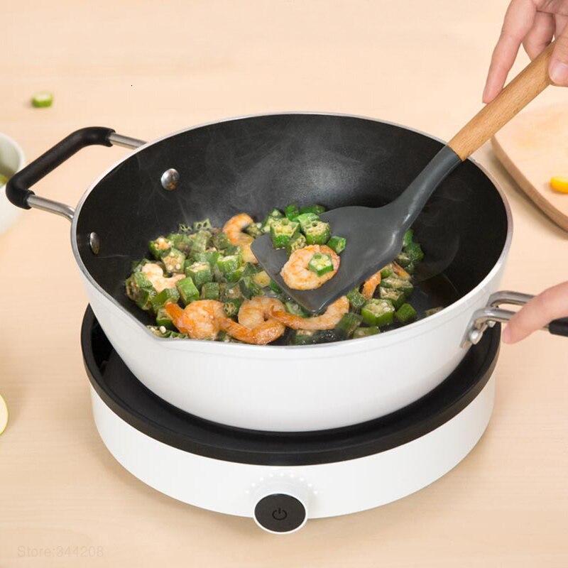 Xiaomi-cocina de inducción Mijia edición juvenil, placa de horno eléctrico inteligente ajustable, cocinas creativas de Control preciso, herramienta Wok, 2100W