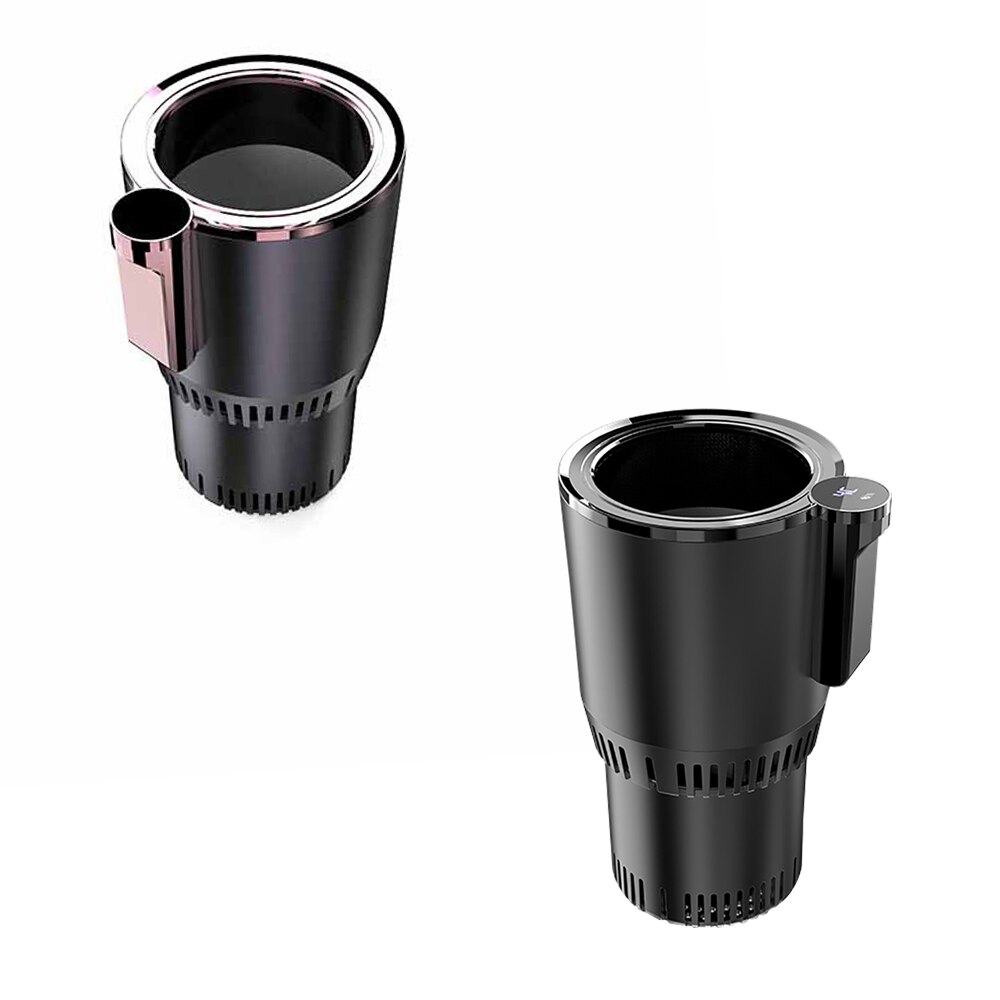 Przenośny podgrzewany kubek termiczny samochód inteligentny samochód ogrzewanie chłodzenie kubek 12V samochód podgrzewany kubek mini lodówka podgrzewany kubek termiczny cichy