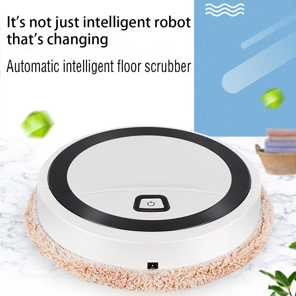 Intelligent Sweeping Robot Floor Washing Wiping Mopping Machine Wet/Dry Cleaner Rotating Walking Smart Sweeper Home Cleaning