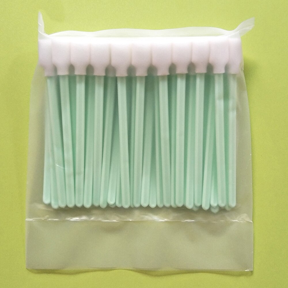 200pcs Cleaning Swab Sticks Multipurpose Spiral Tip Industrial Sponge Stick for Optical Equipment Cleaning: As Shown