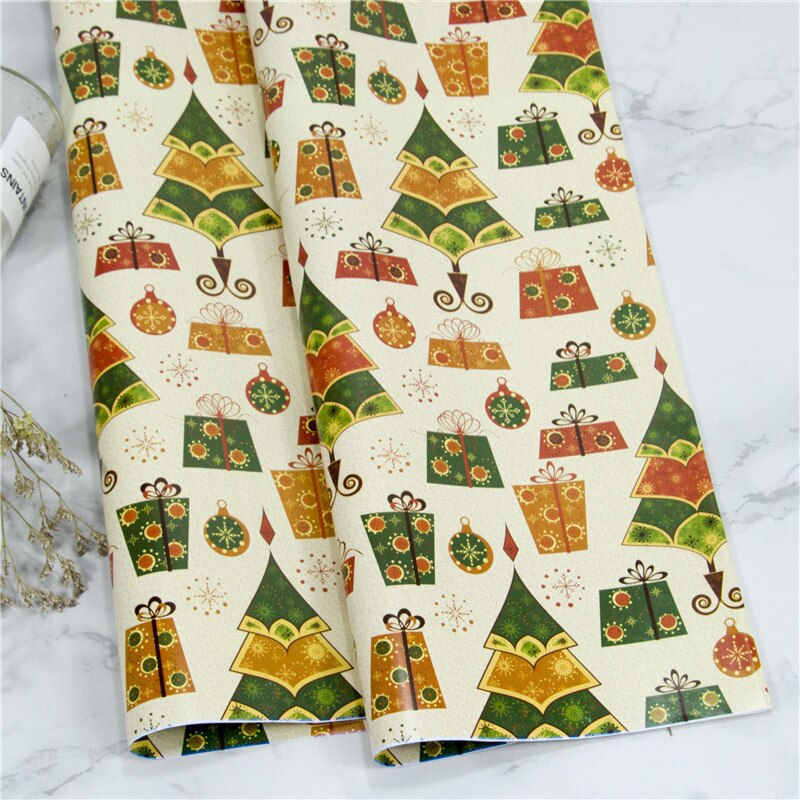 Wrapping Paper Christmas Decoration Craft Paper Box DIY Wrapping Paper Tree Wrap Decorative