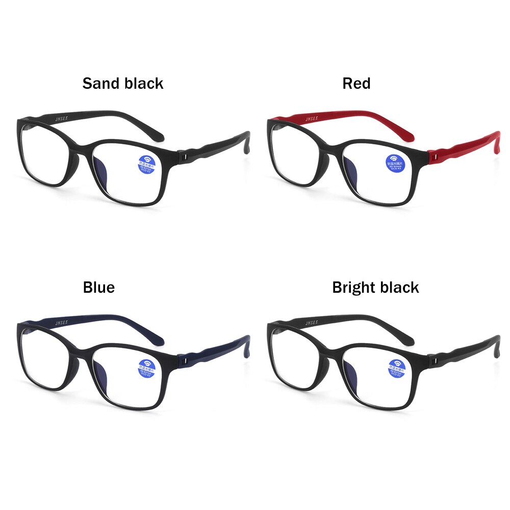 Unisex Flexible Anti Blue-ray Glasses Ultralight Flat Mirror Computer Goggles TR90 Radiation Protection Eyewear Vision Care