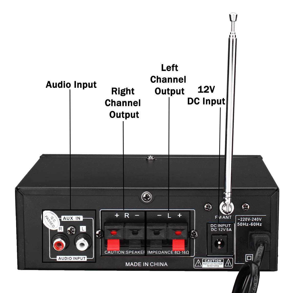 HIFI Auto bluetooth Digital Verstärker Audio- Energie Stereo Verstärker Hause USB SD FM Radio Subwoofer Spieler Mit Fernbedienung