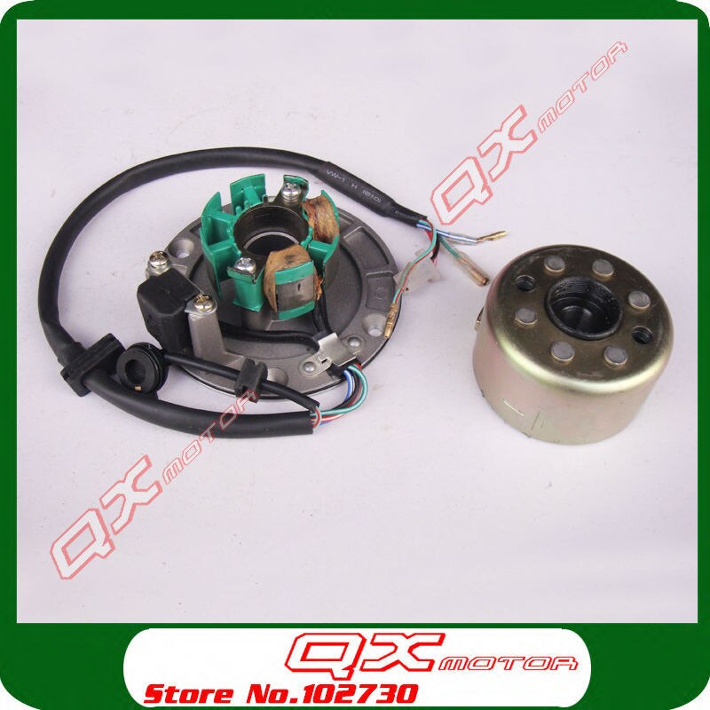 Originele Zongshen Magneto Stator Vliegwiel Rotor Kit Voor ZS150 155z 160cc Motor Dirt Pit Monkey Bike Onderdelen