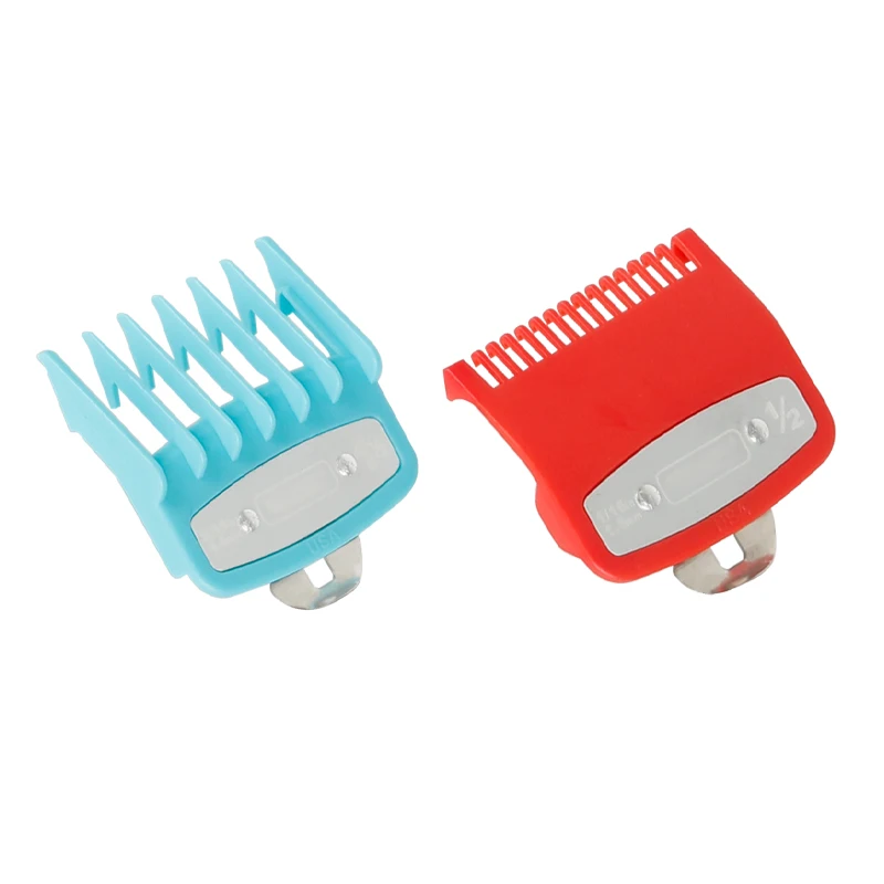 2 unids/lote peine guía para cortadora de pelo peines de límite de corte protectores estándar piezas de fijación accesorios para cortapelos eléctricos 1,5mm + 4,5mm