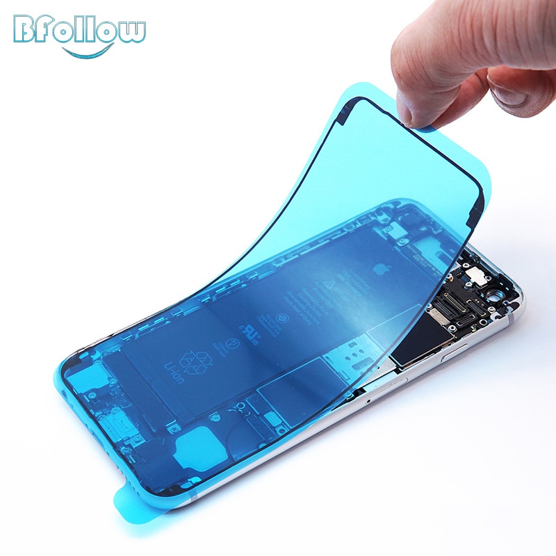 BFOLLOW Original Waterproof Seal for iPhone 6S 7 8 Plus / X XS XR XS Max Double-sided Frame Sticker Repair Phone Housing LCD