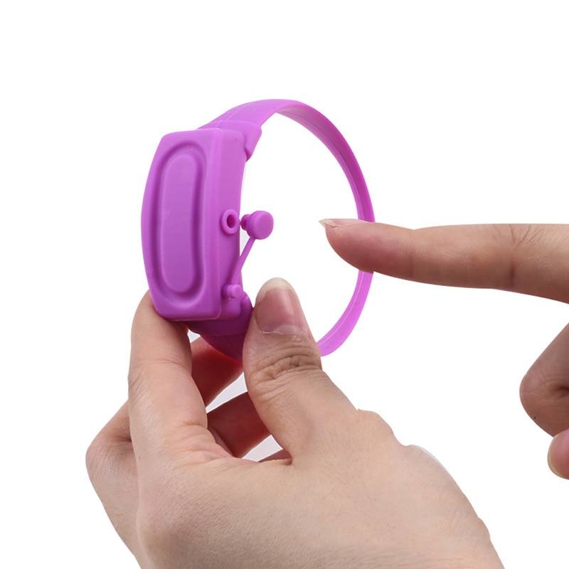 Silikonarmband handdispenser sanitizer dispensering bärbar dispenser pumpar desinficera armband hand handledsband med flaska