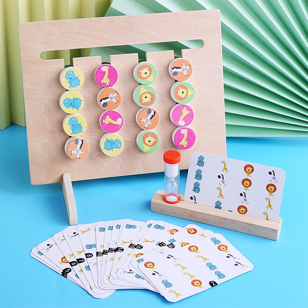 Wood Color Shape Sorting Matching Game Educational... – Vicedeal