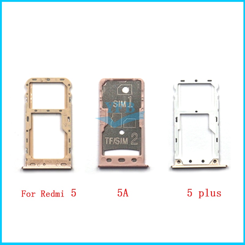 Reemplazo de adaptador de tarjeta SIM para Xiaomi Redmi 5 Plus 5A, tarjeta Sim, soporte de lector Micro SD