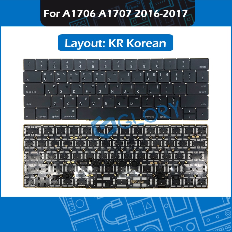 A1706 A1707 KR Koreaanse Vervanging Toetsenbord Voor Macbook Pro Retina 13 "15" Late Mid Korea toetsenbord