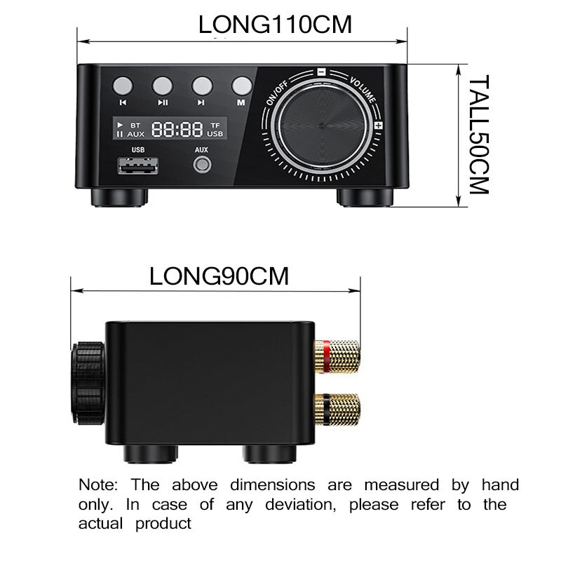Bluetooth Power Amplifier Smart And Sensitive Mini... Grandado