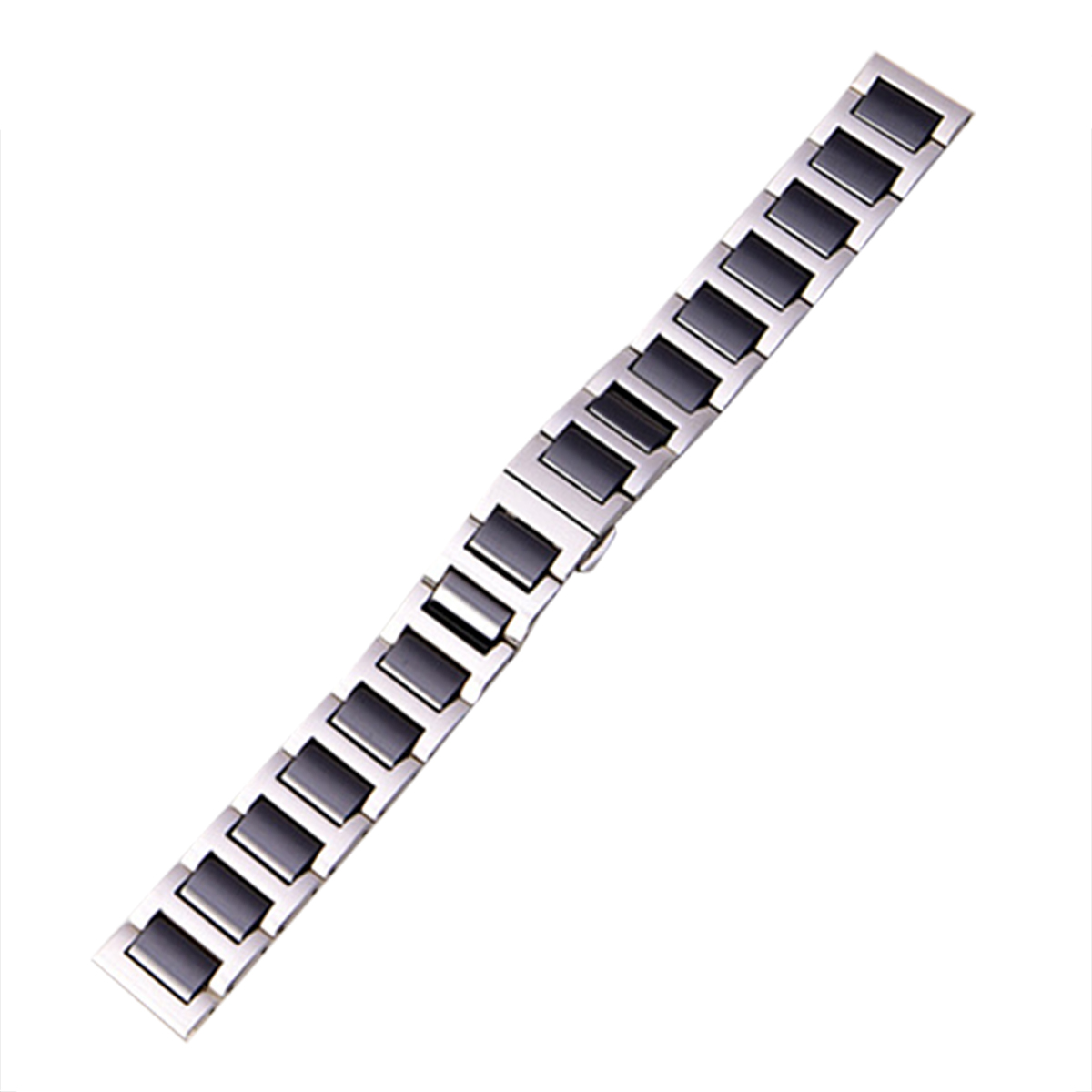 New Universal Substituição Cinta Faixa de Relógio de Aço Pulseira de Cerâmica com Metal Buckle Clasp 20mm Para Pulso Perímetro 5.5- 8.1 polegada: 06