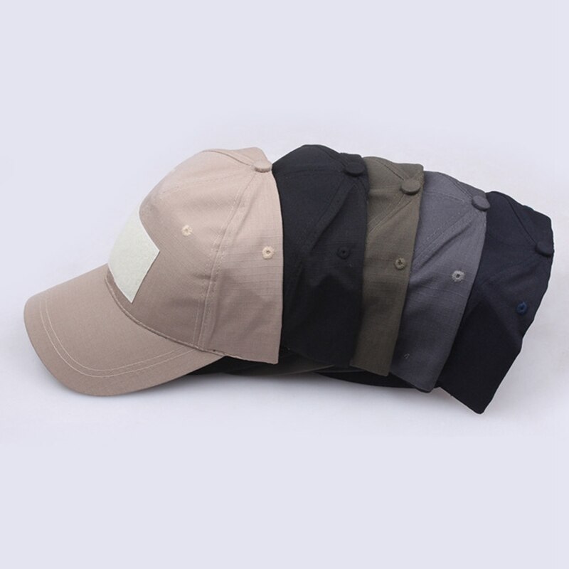 Unisex Men Women Solid Color Patch Adjustable Baseball Cap Velcro Cap Outdoor Sun Hat Snapback Hat Streetwear