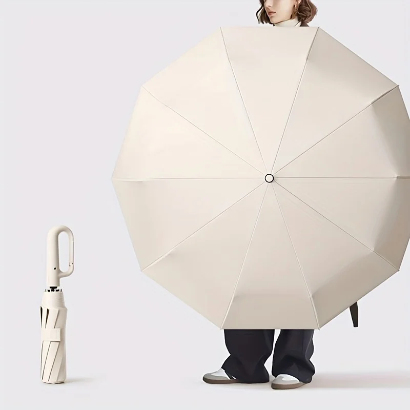 30 Knochen wind dichter starker 105cm verstärkter automatischer Klapp schirm für Männer, großer Schnallen griff wind-und wasserdicht