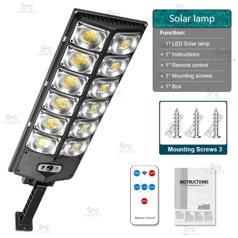 10000W krachtige zonne-straatlantaarn met afstandsbediening LED-wandlamp op zonne-energie voor waterdichte huis- en tuindecoratie buitenshuis: orange