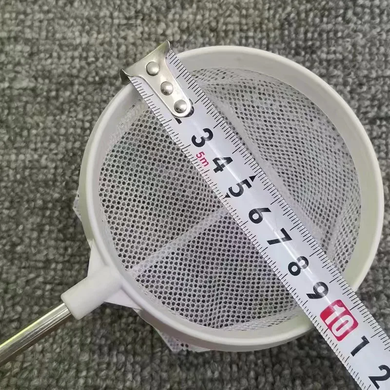Rede de pesca de aço inoxidável, à prova de ferrugem, resistente à corrosão, para capturar peixes, camarão, tanque, acessórios de aquário: Rosa