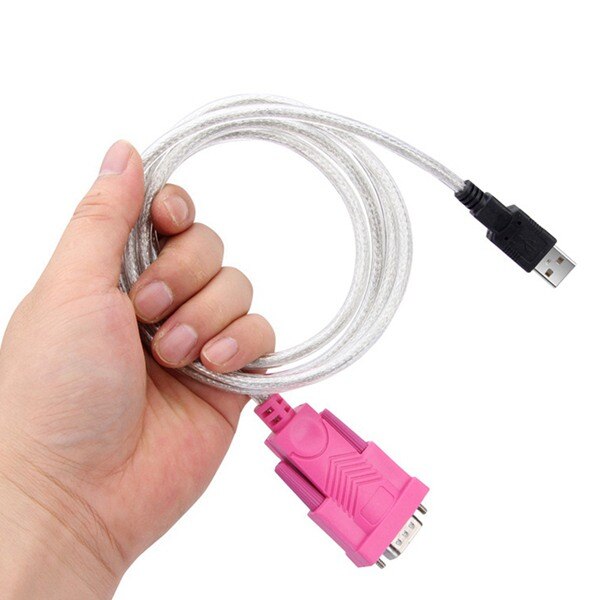 USB to 232 Serial Cable, Corrosion-Resistant, Durable Dual-Chip Stabilized Signal USB Data Cable for Computer Printers