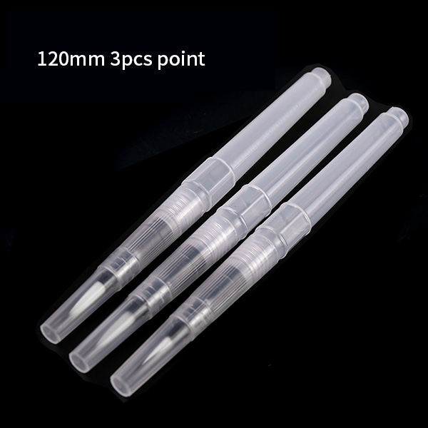 Bgln 3/6Pcs Paint Brush Set Large Capacity Water Brush Soft Flat/Point Watercolor Painting Brush For Drawing Art Suppies: 120mm 3pcs point