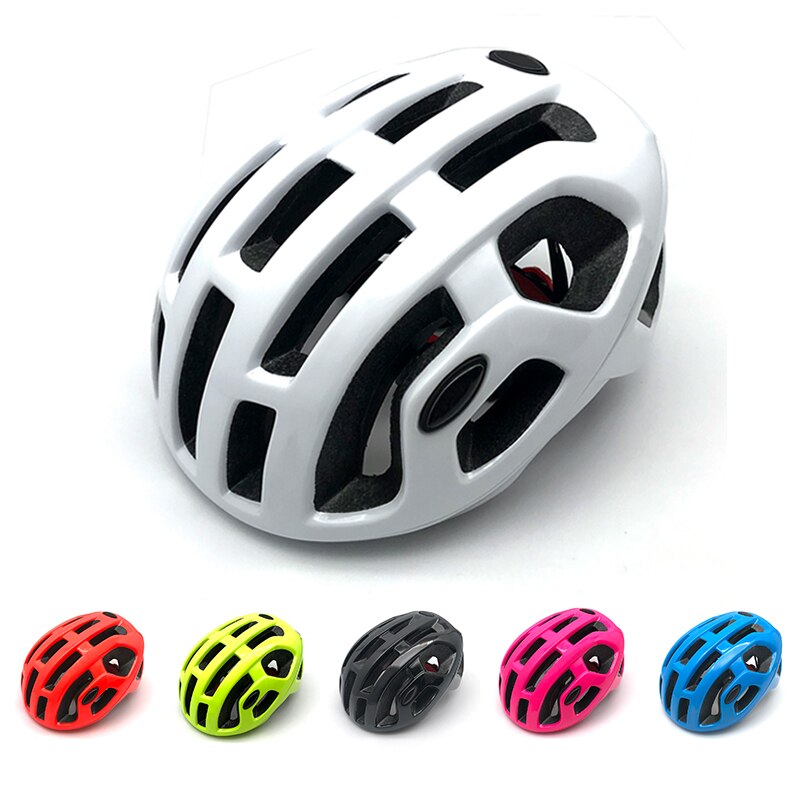 Casco de Ciclismo de triatlón para hombre y mujer, Casco de Bicicleta de carretera aerodinámico para bicicleta de montaña ultraligera,