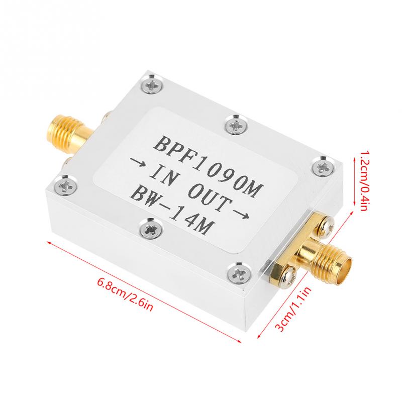 1 PCS Band-pass filter 14MHz SMA Interface Band-pass Filter 1090MHz ADS-B Aeronautical Bandwidth kit filtro filtro de linha