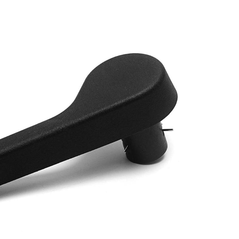 Manilla de palanca reclinable para asiento delantero izquierdo, accesorios de Interior de coche, de plástico, negro
