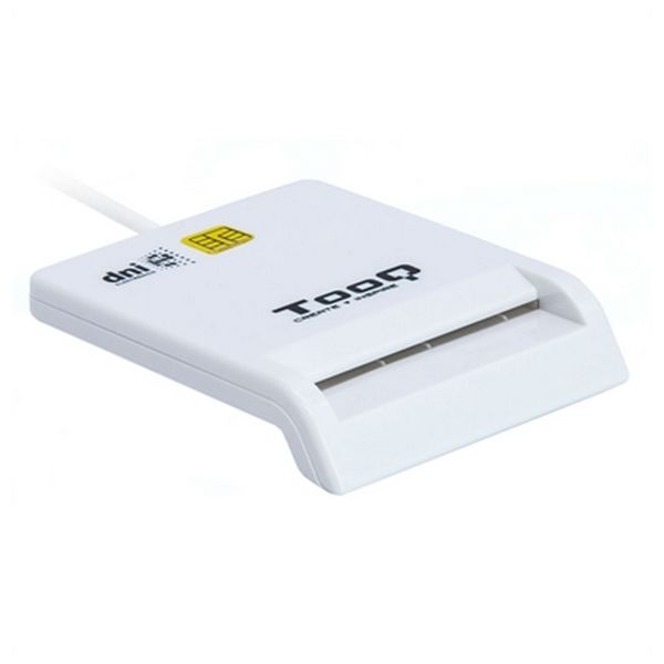 NANOCABLE Tooq Tqr-210W - Lettore Di Smart Card E ID Elettronico (DNIE) - USB 2.0, 480 Mbps, Colore Bianco