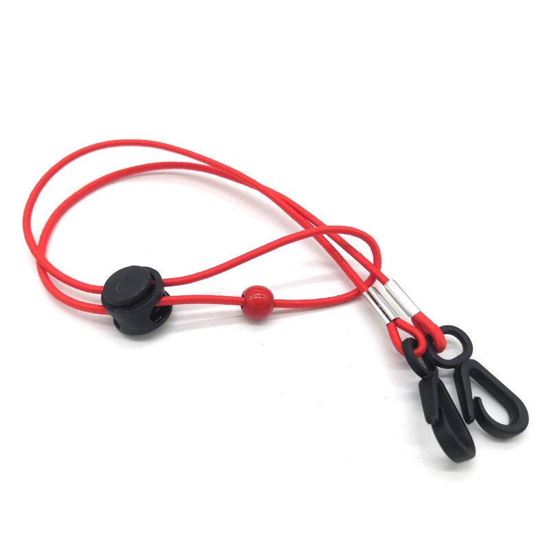 1pcs Adjustable Face Mask Lanyard Convenient Holder Rope Anti-lost Portable Mask Hanging Neck Rop Ropes Neck Strap Chain: red